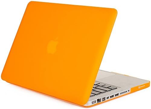DeFaith - Pro 13.3 A1278 (Non-Retina) Translucent Shell Case - Premium Matted Rubberised Snap-on Hard Case Cover for Apple Macbook Pro 13.3 - Model A1278 (orange)