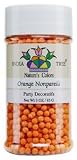 Gourmet Food : Nonpareils - Orange - Natural Colour