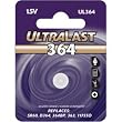 Ultralast UL-364 Watch/Electronic Battery D364B and 364BP Equivalent