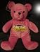 PINK Plush Teddy Bear Beddy Bear Herbal Lavender Hot Cold Pak microwaveable replacement for hot water bottles, moist heating packs, neck and shoulder heat wraps, aromatherapy heating pad, and ice packs for health and football tailgate. Image
