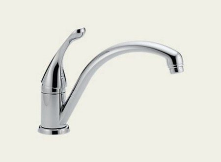 Delta Collins 141-DST Chrome Single Handle Kitchen Faucet