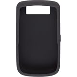 BlackBerry Silicone Rubber Gel Skin Cover Wrap for BlackBerry Tour 9630 (Black) [Bulk Packaging]