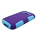 For Samsung Galaxy Ring/ Prevail 2 M840 (Virgin Mobile/ Boost Mobile) Grip Hybrid 2 in 1, Light Blue+Purple