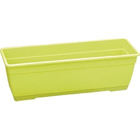 Ivyline Birka Balcony Trough 50x17cm - Lime