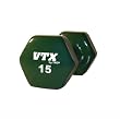 Pair Vinyl Coated Dumbbells - 15 lb each.