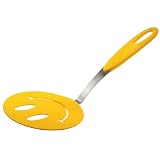 Tovolo 11-Inch Smiley Face Nylon Flex Turner, Yellow