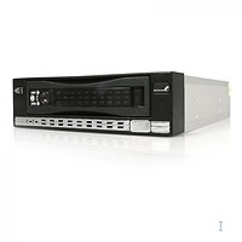 StarTech.com 3.5-Inch SATA SAS Removable Hard Drive Mobile Rack for 5.25-Inch Bay DRW150SASBK (Black)