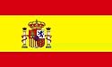 Spain National Flag 5ft x 3ft (with Crest)