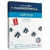 Copy Plus 3-Hole Multipurpose Paper, 92 Bright, 20lb, Letter, White, 500 Sheets