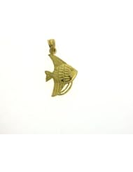 Dazzlers Solid 14 karats Gold Angelfish Charm Pendant available in three colors from jewelsberry (weights: 1.7 grams only)