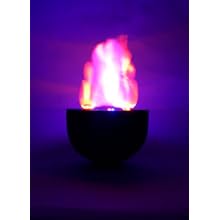 Fortune FLM-100 4-in-1 Burning Torch Flame Light, 3-3/4" Bowl Diameter x 5-3/4" Height