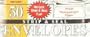 Top Flight Number 10 Boxed Envelopes, Strip and Seal Closure, 4.5 x 9.625 Inches, White, 50 Envelopes per Box (6900112)