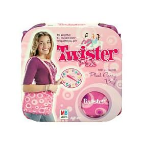Twister Pink Game with Exclusive Ultracool Plush Carry Bag