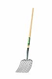 Truper 30331 Tru Tough 54-Inch Manure/Bedding Fork, 10-Tine, Long Handle