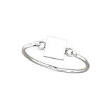 Sterling Silver Square Shaped Baby Bracelet