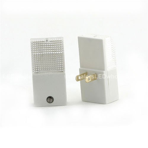 Auto Sensor Night Light 2 LED Wall Plug-In Night-Light 5003