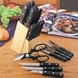 Diamond Cut Ultra 21pc Cutlery and Wood Block