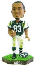 New York Jets Santana Moss Game Worn Forever Collectible Bobble Head