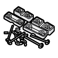 Bearing Block Set for Heat Seal - 2004 on