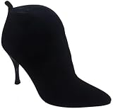 Stuart Weitzman Metropol Women's Black Suede High Heel Short Boots.