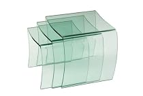 Mickel Clear Glass Nest of Tables