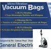 GE Canister CN-1 Vacuum Bags Microfiltration with Closure - 3 Pack