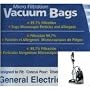 General Electric Canister Bags Cn-1, 9 Pack