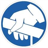 Schild Gebotsschild: Handlauf benutzen 20cm Ø PVC