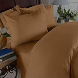 1200 Thread Count FULL SIZE 4pc Egyptian Bed Sheet Set, Deep Pocket, MOCHA CHOCOLATE