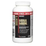 GNC MEGA MEN Multivitamins Bonus 216 Tablets (EXP:09/2011)