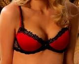 FELINA TRICIA #130577 DEMI CONTOUR BRA ROUGE 38C