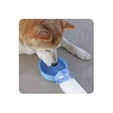 New Water Rover BIGGER 4″ Bowl 26 oz Bottle GREEN Durable Lightweight For Pets Hands-Free Leak-Free Dog Stainless Water Bottle