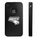 Apple iPhone 4 4S 4G Black Aluminum & Silicone Case Charlotte Bobcats