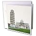 Vacation Spots - Tower Of Pisa Italy - Greeting Cards-12 Greeting Cards with envelopes