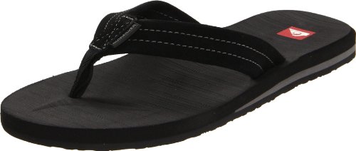 Quiksilver Men’s Carver Suede 2 2012 Sandal,Black/Grey/Black,10 D (M) US