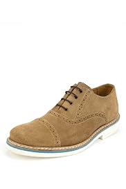 Suede Leather Lace Up Brogue Shoes