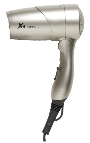 X5 Superlite 1200W Ceramic-Ionic Mini Travel Dryer