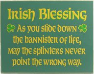 Irish Wood Sign - Irish Blessing