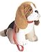 Plush Basset Hound with Leash 9