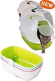 Eco hooded cat loo  Burgundy