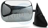 New Passenger Side Mirror, 1994 - 1997 Dodge Ram 1500, 2500, 3500, Manual, Manual Folding, Chrome, 6X9 Type, Old Body Style