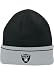 Oakland Raiders Team Stripe Knit Hat