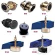 Raymarine Transducers for DSM30 & DSM300 Digital Sounders E66019 Plastic Transom Mount (ST69)