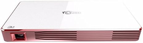 Portable Projecto,Nolia Q3 Mini Portable DLP Intelligent Projector with 3100mAh Built-in Rechargeable Battery and 100-inch Display, includes Small Three Tripod