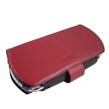 Black/red Leather Psp Case