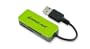IOGear 12-in-1 USB 2.0 Pocket Flash Memory Card Reader/Writer GFR209 (Green)