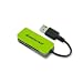 IOGEAR 12-in-1 USB 2.0 Pocket Flash Memory Card Reader/Writer GFR209 (Green)