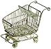Dollhouse Miniature Metal Shopping Cart