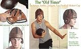Old Timer Imitation Leather Football Helmet Cap