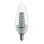 Bulbrite LED2CTC LED Chandelier Candelabra Base, Clear
